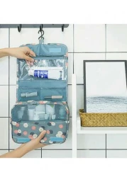 1pc Hanging Toiletry Bag Portable Handbag Zipper Bag Cosmetic Bag Makeup Organizer Bag Waterproof Toiletry Bag Multi Functional Skincare And Cosmetic Storage Bag Travel Organizer Makeup Bag Bathroom T