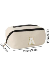 1pc Summer Travel Cosmetic Bag Waterproof Handheld Toiletry Organizer Large Capacity Makeup Bag Oil Proof Makeup Brush Storage Bag Bathroom Makeup Bag Portable Travel Makeup Organizer Storage For Lips