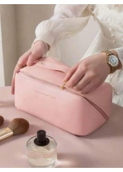 كيس تخزين مكياج للسفر قطعة واحدة، محفظة تنظيم مستحضرات التجميل المحمولة، حقيبة أدوات التجميل المقاومة للماء