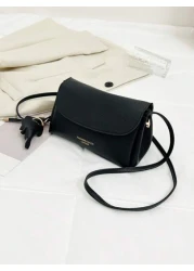 حقيبة كتف صغيرة مربعة حقيبة كتف عبر الجسم منمقة للنساء، موضة صيفية جديدة عصرية