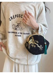 حقيبة كروسبودي بطراز الهانفو ذات نمط عشوائي للصيف، حقيبة يد جديدة بفتحة معلقة عصرية للنساء