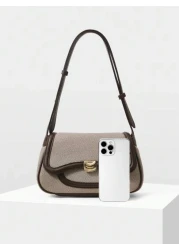 MOTF PREMIUM COLOR BLOCK TRIM SHOULDER BAG COMMUTE