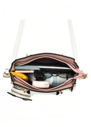 PLANEE Letter Decorated Handbag With Cute Cat Coin Purse Fashionable Mini Crossbody Bag Fashionable Shoulder Bag For Women Best Mothers Day Gifts Ever