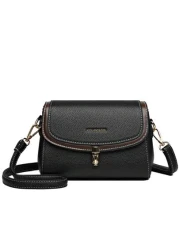 2024 New Product Solid Color Retro Women s Handbag Luxury Designer Women Crossbody Bags High Quality Soft Leather Female Wallet