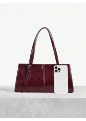 SHEIN SXY Ladies Women Shoulder Bag Hobo Bag Fashionable Elegant Simple Personality Versatile Classic For Commute Office Date Daily Shopping Afternoon Tea