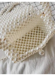 Sparkling Sparkling Elegant Charming Exquisite And Quiet Mini Artificial Bead Carrying Bag Fashionable Luxurious Female Suitable For Parties Weddings Dances Dinners Banquets Cocktails The Best Gift Fo