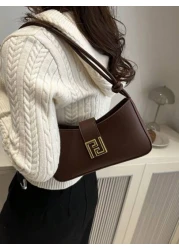 New Luxury Simple Solid Color Versatile Women Shoulder Bag