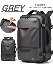 WEIXIER Vacuum Compression Travel Backpack With Laptop Compartment Multifunctional Rucksack For Business College Travel Graduation Camping