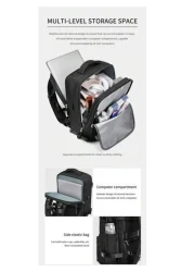 1pc Large Capacity Backpack With Shoe Compartment Casual Backpack With Charging Port Portable Laptop Bag For Hiking Camping Outdoor Recreation Student Bookbag Carry On Backpack Airline Approved Travel