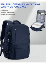 29 19 44cm Large Laptop Backpack Fits 14 15 6 Inch Notebook For Men Women Student College Bookbag School Computer Bag Hiking Backpack With Shoe Compartment Wet Pocket Camping Backpack College Backpack