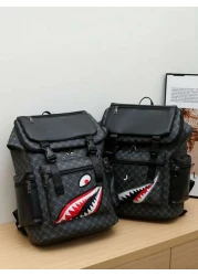 Men s Casual Backpack Flip Cover Fashion Travel Rucksack Lightweight And Portable Suitable For Travel Camping Hiking Student School Bag Youth Campus Commuter Great Gift