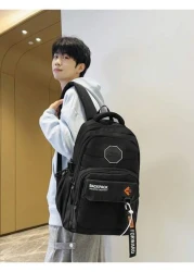 High School Backpack Casual Ins Campus Backpack For Men Women Large Capacity College Student Travel Bag 2025