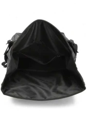 حقيبة ظهر غطاء شبشب سوداء مقاومة للماء للرجال، حقيبة سفر وعمل للكمبيوتر المحمول ، حقيبة رياضة وترفيه حقيبة هد