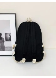 الحقيبة الظهر ذات السعة الكبيرة العصرية الكاجوال ، مثالية للسفر والمدرسة ، حقيبة كلية صيفية ، حقيبة مدرسية لل