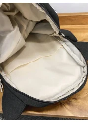 peach tree Shark Printed Backpack Stylish Simple Suitable For High School College Students Couples Commuting Travel Back To School Multi Pocket Lightweight Peach Tree Brand Ideal Gift For Men For Hall