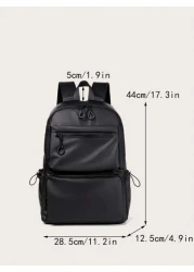 Black Waterproof Backpack Laptop Bag School Backpack For Men