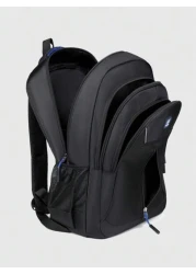 حقيبة مدرسية ذات سعة كبيرة متعددة الجيوب حقيبة كمبيوتر محمول ذات أقسام متعددة حقيبة ظهر وظيفية حقيبة كتف حقيب