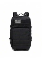 Outdoor Camping Hiking Backpack Summer Travel Bag Laptop Backpack Black Backpack Vintage Sports Bag Large Capacity Multi Function Portable Travel Vacation Gym Fitness Bag Oxford Fabric Minimalist Casu