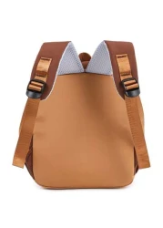 Cute Capybara Pattern Backpack Fashionable Backpack With Adjustable Shoulder Straps Brown Cartoon Design Ideal For Casual Outings Playful Design Spacious Compartments