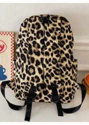 1 قطعة جديدة من الحقيبة المدرسية ذات السعة الكبيرة والطراز الراقي والطراز المنمر، حقيبة ظهر متعددة الوظائف، م