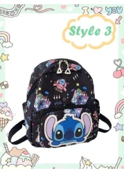 Disney Stitch Image Multi Functional Backpack Exquisite Daily Backpack Party And Festival Small Gift Study Stationery Gift Bag Suitable For Carrying And Storing School Stationery Portable Storage For