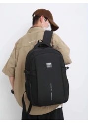 Fashionable Men s Large Capacity Backpack With High End Fabric For Travel And Business