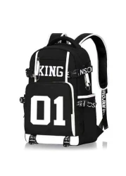 Digital Print Backpack High School College Student Bookbag Contrast Color Casual Versatile Backpack With Large Capacity Multiple Compartments Brand Lightweight Suitable For Men Laptop Sports Travel Us
