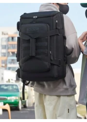 1pc Dual Shoulder Backpack With Large Capacity Designed Short Distance Travel College Students Notebook Laptop Carrier Basketball Backpack Weekend Overnight Bag With Multiple Pockets University Book B