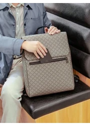 Men s Large Capacity Classic Floral Pattern 15 6 Inch Laptop Backpack Business Casual Rucksack For Travel School Office Father s Day Gift