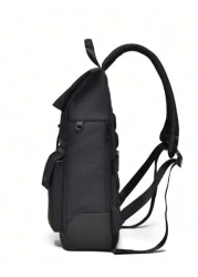 peach tree Multifunctional Large Capacity Business Travel Backpack Versatile School Laptop Backpack PU Leather Minimalist Style Unisex Backpack Suitable For Back To School Travel Hiking Outdoor Activi