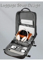 حقيبة ظهر للرجال للسفر والعمل، حقيبة يد كبيرة للحمل، مقاومة للماء، حقيبة نهارية كبيرة للنهاية الأسبوع، حقيبة