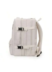 1 حقيبة ظهر للتنقل، حقيبة ظهر سفر قابلة للتوسيع 45 لتر معتمدة من شركة الطيران، مقاومة للماء لحمل الحاسوب المحمو