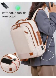 Myco Carry On Travel Backpack For Men Flight Approved 40L Personal Item Backpack With 3 Packing Cubes Travel Book Bag For Weekender College Office Christmas Gifts Winter Christmas Bag Travel Bag Schoo