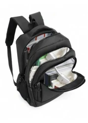 Leisure Sports Style Nylon Men S Backpack Can Hold 15 6In Computer Bag Large Capacity School Bag Lightweight Multi Functional Travel Bag Convenient Storage Day Bag Fashion Business Trip Bag Suitable F