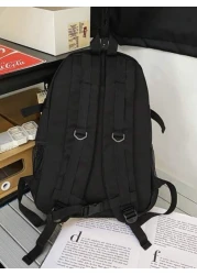 Men s Backpack Large Capacity Simple Solid Color Backpack Student Backpack Small Bag In Picture Purchase Bag Gift