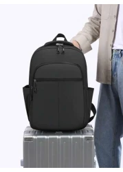 1pc 18 5in 12 6in 6 3in Fashionable Men s Multifunctional Backpack Handbag Shoulder Bag Large Capacity Scratch Abrasion Resistant Material Suitable For Travel Business Trip Commuting Adjustable Should