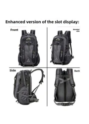 Men s Riding Backpack Light And Ultra Light 40L Outdoor Sports Waterproof Mountaineering Bag Unisex Mountain Riding Backpack Fashion Leisure Backpack Travel Backpack Water Proof Backpack