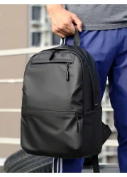 New Arrival Men s Fashionable Simple Business Casual Large Capacity Backpack Rucksack Summer College Bag Dad School Bag Freshman For Books Multi Functional Dorm University Gifts For Men Fall Christmas
