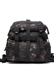 50L 1000D Nylon Water Proof Trekking Fishing Hunting Bag Backpack Outdoor Rucksacks Ruck Sack Travel Camping Weekend Large Capacity Carry On Utility Gift Bag Water Proof Camping Multi Functional Vacat