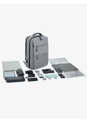 New Fashionable Simple Solid Color Large Capacity Backpack For Business Travel Luggage Bag Short Distance Multi Pocket Business Computer Bag Commuter Backpack Unisex