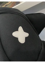 peach tree Large Capacity Men s Backpack Fashionable Minimalist Shark Design Couple Backpack Suitable For High School College Students Commuting Travel Sports Halloween Christmas Gifts Peach Tree Bran