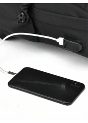 Travel Outdoor Oxford Cloth Backpack Large Capacity Business Backpack Heavy Duty Laptop Backpack Vacation School Summer Carry On Polyester Business Casual Black Personalized Gifts Boyfriend Hiking Stu