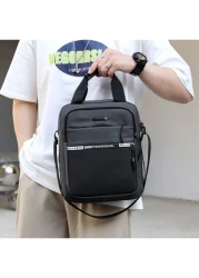 Men s Diagonal Shoulder Bucket Bag PU Material Laser Colored Fabric Cool And Fashion Exquisite And Compact Adjustable Shoulder Strap Contrasting Letter Decoration Scream Bag Multi Functional Outdoor G