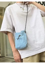 Mini Crossbody Bag For Men Small Shoulder Bag With Card Holder Summer Summer Bag Spring Break Vacation Bag Pack Cross Body Bag School Supplies Purse Sling Bag