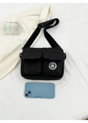 New Spring Men s Diagonal Shoulder Bag Sports Versatile Travel Street Fashion Phone Pouch Coin Purse