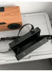 peach tree Mini Men Stitch Detail Square Bag Sling Bag Sport Bag For High School University Student For Travel College School Crossbody Bag Box Bags With Adjustable Strap Waterproof Mini Holiday Essen