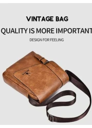 1pc Men s Shoulder Crossbody Waist Handheld Bag Portable Outdoor Bag PU Water Proof Material Multi Pocket Large Capacity Adjustable Shoulder Strap New Simple Men s Bag Suitable Shopping Purse Holiday