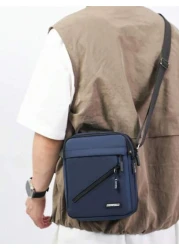 Fashion Large Capacity Men Shoulder Bag Travel Small Square Bag