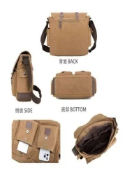 High Density Canvas Tote Bag Vintage Tool Bag Versatile Imported Men s Bag Premium Canvas Backpack School Supplies