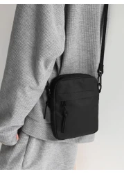 peach tree Fashionable Minimalist Solid Color Small Crossbody Bag Daily Versatile Casual Nylon Lightweight Water Resistant Shoulder Bag Sports Bag 1pc Cross Print Vacation Travel Christmas Holiday Tha